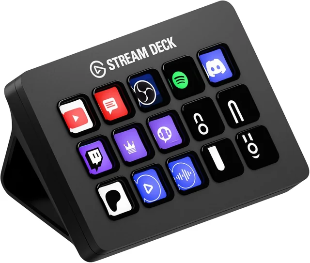 Elgato Stream Deck MK.2 with fifteen customizable LCD keys
