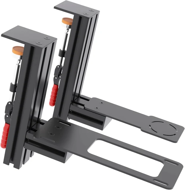 MEZA Mount desk clamp set for a flight-simulation joystick and throttle