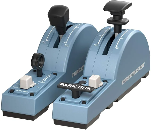 Thrustmaster TCA Quadrant Add-On Airbus Edition flap and speed-brake modules