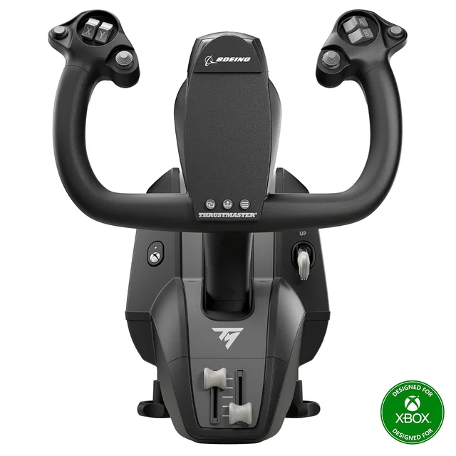 Thrustmaster TCA Yoke Boeing Edition with yoke handle and base controls